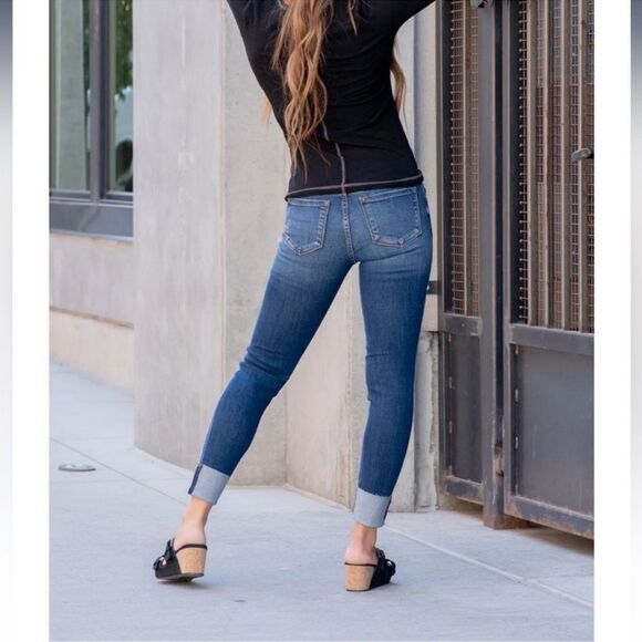 KanCan Low Rise Super Skinny Distressed Jeans Size 9 28 KC8245D - Picture 3 of 14